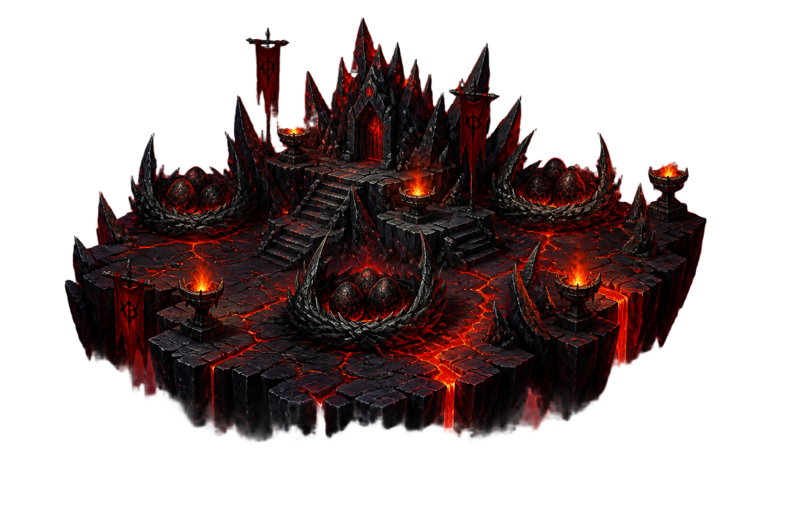 Your floating dragon island